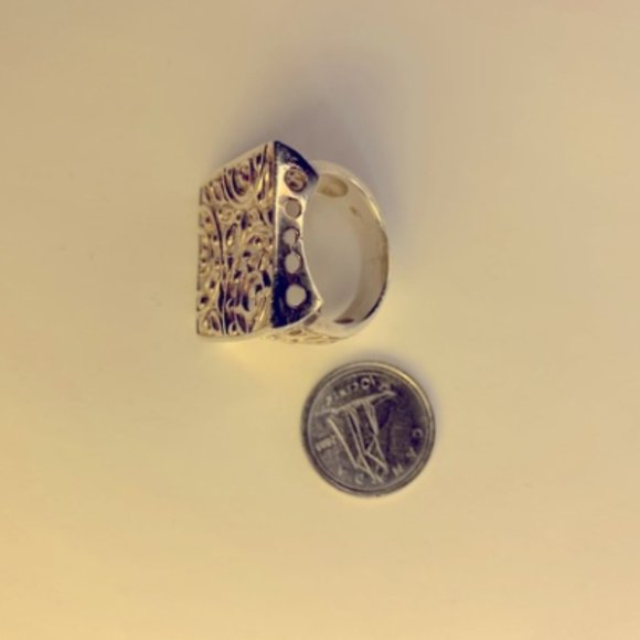 Beautiful Folk Art 925 ring - Picture 2 of 4
